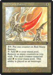 Red Mana Battery [Legends]