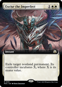Excise the Imperfect (Extended Art) [Commander: March of the Machine][FOIL]