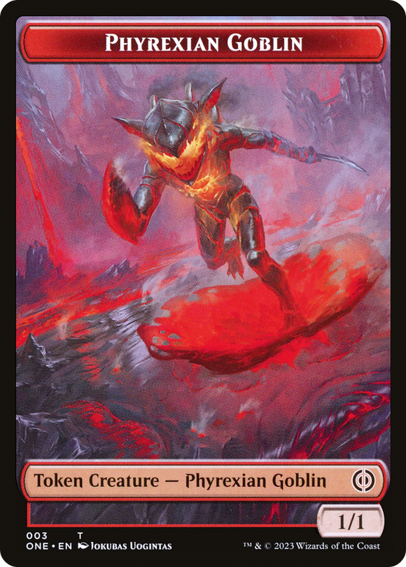 Phyrexian Goblin Token [Phyrexia: All Will Be One]