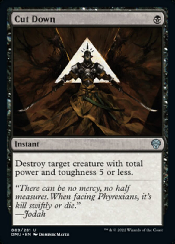 Cut Down [Dominaria United][FOIL]