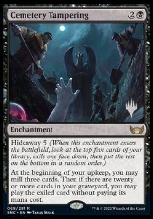 Cemetery Tampering [Promo Pack: Streets of New Capenna][FOIL]
