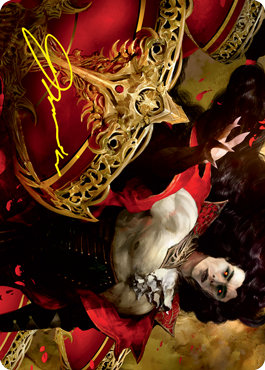 Bloodvial Purveyor Art Card (Gold-Stamped Signature) [Art Series: Innistrad: Crimson Vow]