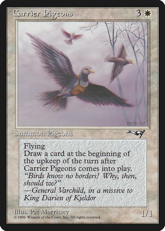 Carrier Pigeons [Alliances]