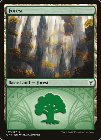 Forest (127) [Guilds of Ravnica: Guild Kits]