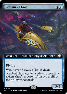 Schema Thief (Extended Art) [Commander: March of the Machine]