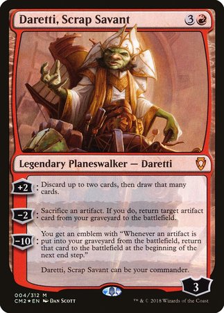 Daretti, Scrap Savant [Commander Anthology Volume II][FOIL]