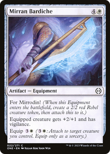 Mirran Bardiche [Phyrexia: All Will Be One]