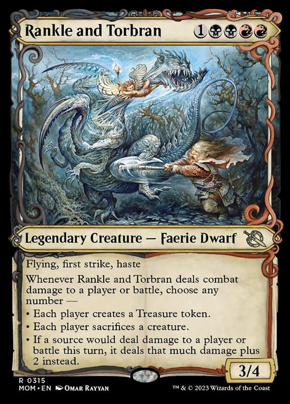 Rankle and Torbran (Showcase) [March of the Machine][FOIL]