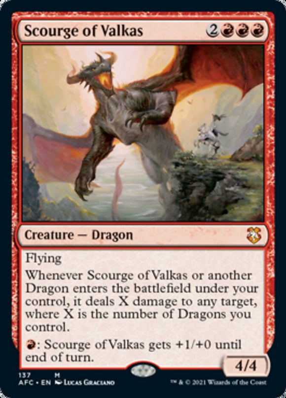 Scourge of Valkas [Commander: Adventures in the Forgotten Realms]