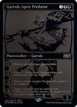 Garruk, Apex Predator (SDCC 2014 Exclusive) [Media Promos][FOIL]