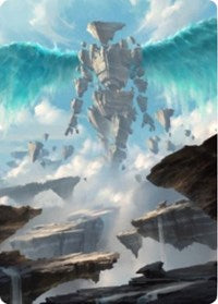 Celestial Colonnade Art Card [Art Series: Zendikar Rising]