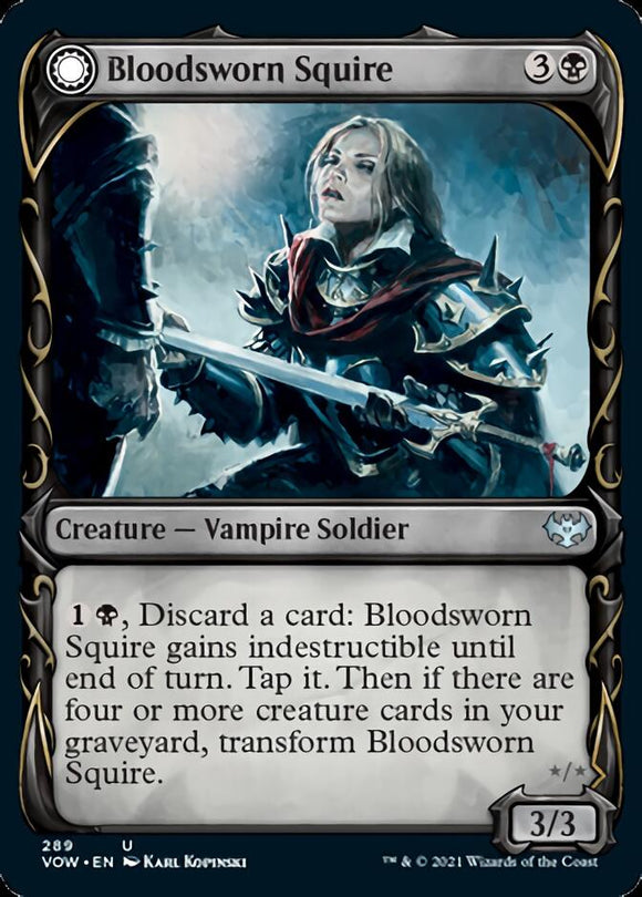 Bloodsworn Squire (Showcase) [Innistrad: Crimson Vow]