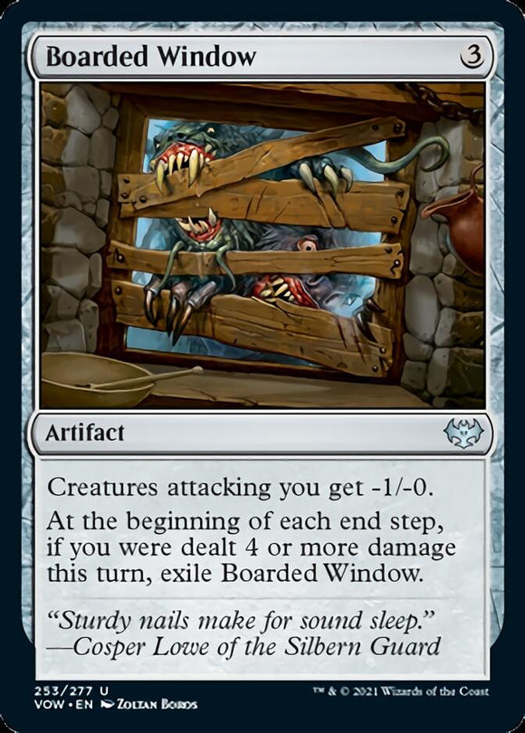 Boarded Window [Innistrad: Crimson Vow][FOIL]