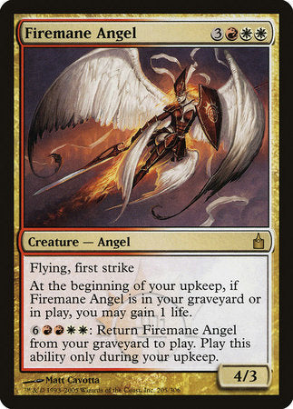 Firemane Angel [Ravnica: City of Guilds][FOIL]