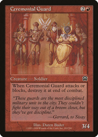 Ceremonial Guard [Mercadian Masques][FOIL]