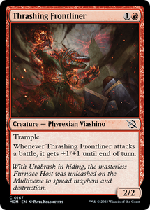 Thrashing Frontliner [March of the Machine][FOIL]