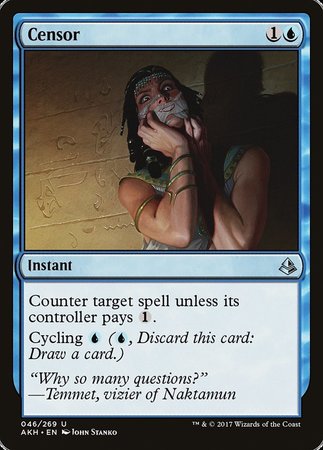 Censor [Amonkhet][FOIL]