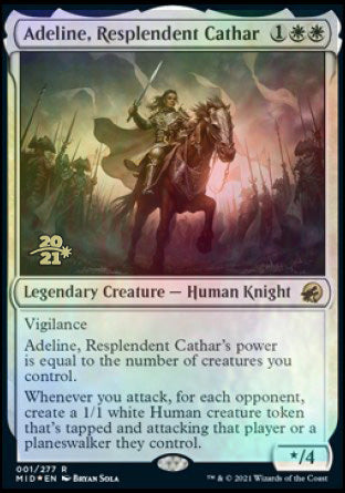 Adeline, Resplendent Cathar [Prerelease Cards][FOIL]