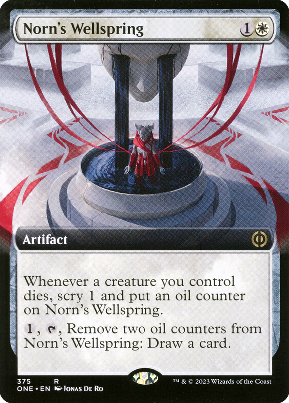 Norn's Wellspring (Extended Art) [Phyrexia: All Will Be One][FOIL]