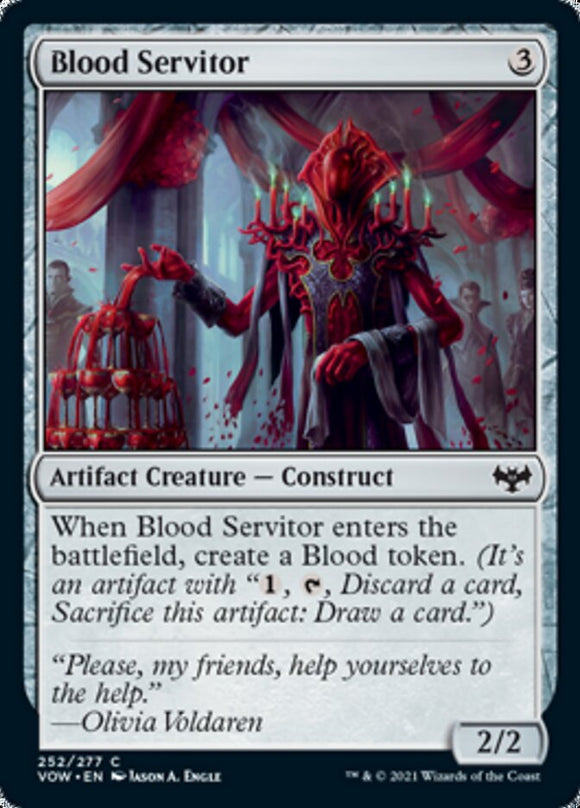 Blood Servitor [Innistrad: Crimson Vow][FOIL]