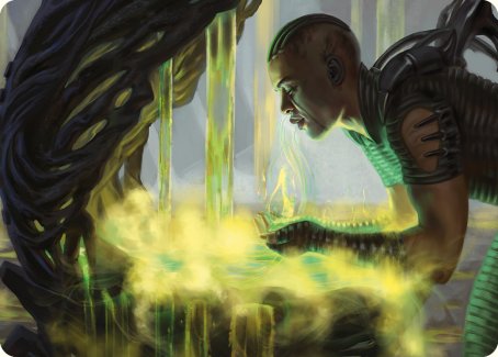 Necrogen Communion Art Card [Art Series: Phyrexia: All Will Be One]