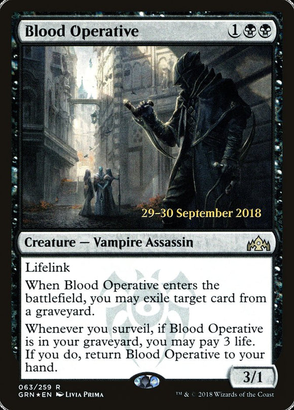 Blood Operative [Prerelease Cards][FOIL]