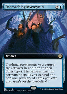 Encroaching Mycosynth (Extended Art) [Phyrexia: All Will Be One][FOIL]