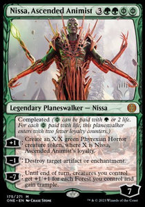 Nissa, Ascended Animist [Promo Pack: Phyrexia: All Will Be One][FOIL]