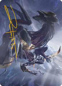 Ria Ivor, Bane of Bladehold Art Card (Gold-Stamped Signature) [Art Series: Phyrexia: All Will Be One]