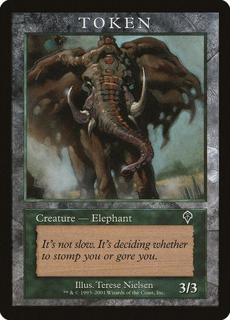 Elephant Token (Invasion) [Magic Player Rewards]
