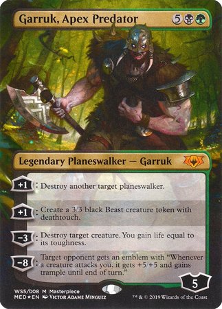 Garruk, Apex Predator [Mythic Edition: War of the Spark][FOIL]