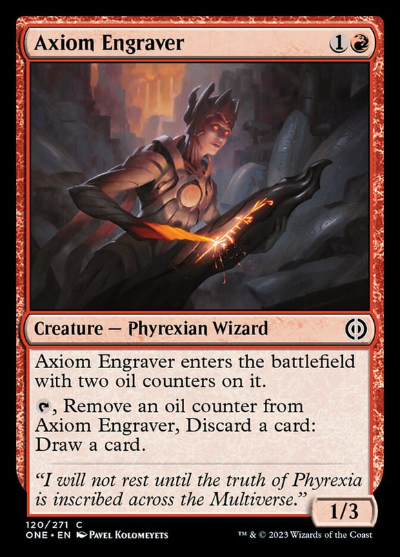 Axiom Engraver [Phyrexia: All Will Be One][FOIL]