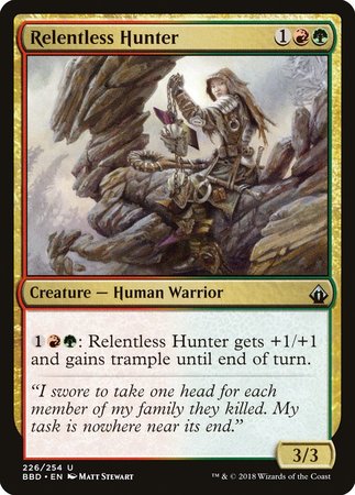 Relentless Hunter [Battlebond][FOIL]