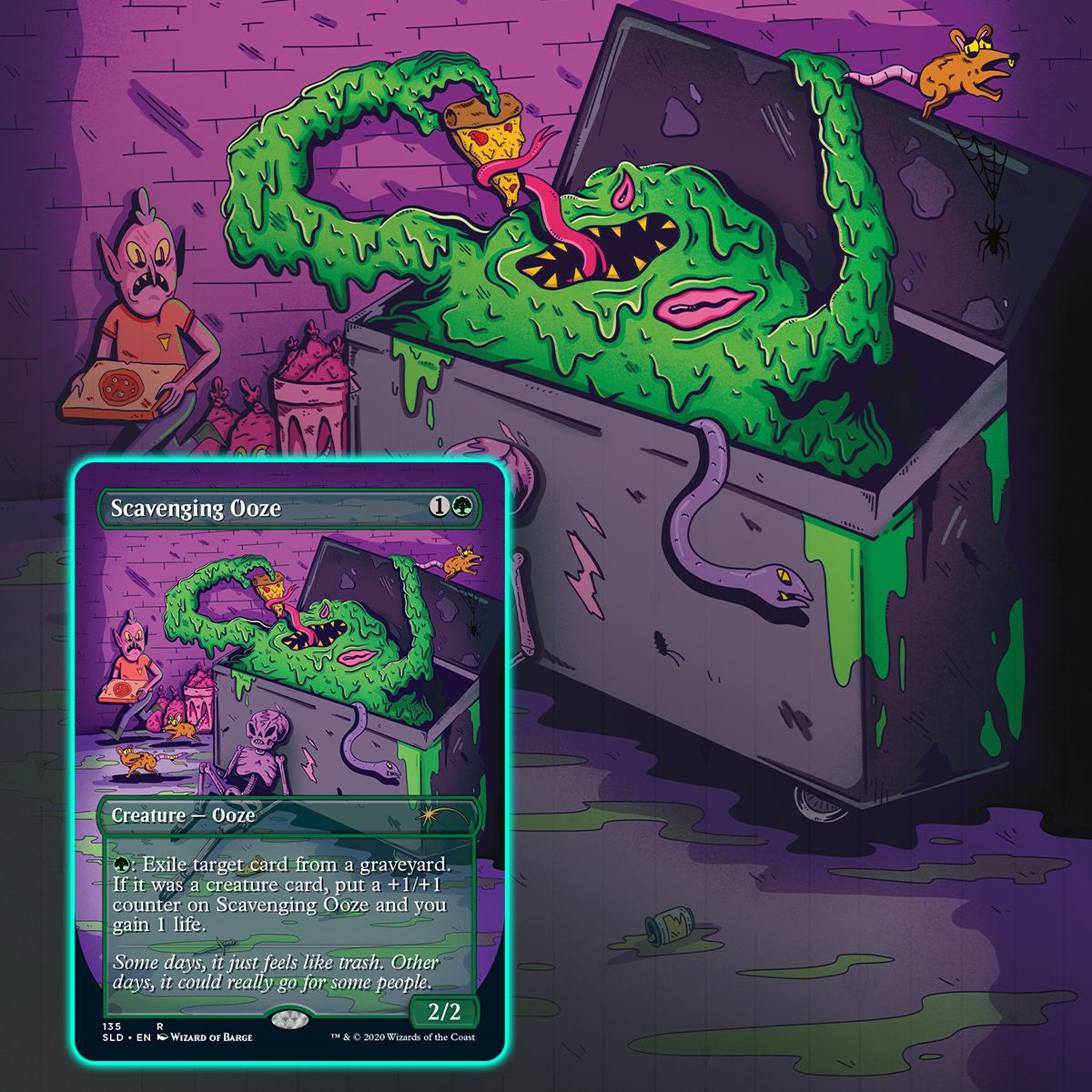 slime cards mtg Magic The Gathering, Secret Lair: Prime Slime – Card Monster Games