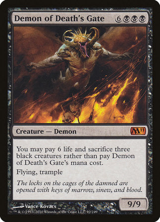 Demon of Death's Gate [Magic 2011 (M11)][FOIL]