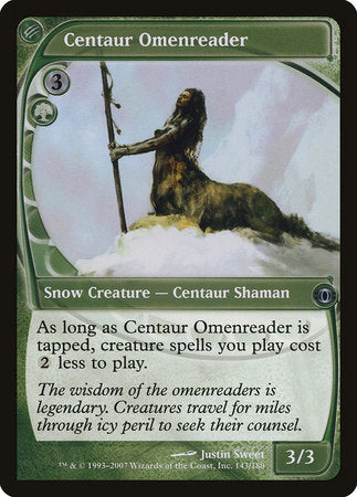 Centaur Omenreader [Future Sight][FOIL]