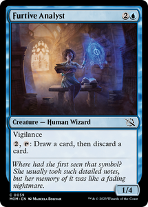 Furtive Analyst [March of the Machine][FOIL]