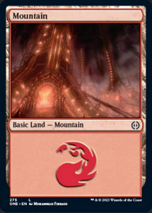 Mountain (275) [Phyrexia: All Will Be One][FOIL]