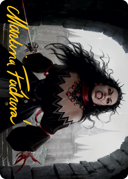 Voldaren Stinger Art Card (Gold-Stamped Signature) [Art Series: Innistrad: Midnight Hunt]