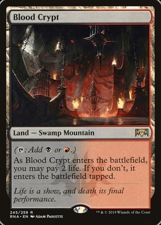 Blood Crypt [Ravnica Allegiance][FOIL]