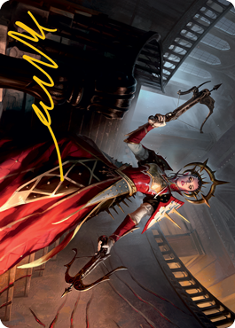 Bloodthirsty Adversary Art Card (Gold-Stamped Signature) [Art Series: Innistrad: Midnight Hunt]