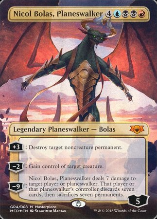 Nicol Bolas, Planeswalker [Mythic Edition: Guilds of Ravnica][FOIL]