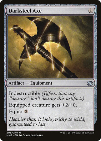 Darksteel Axe [Modern Masters 2015][FOIL]