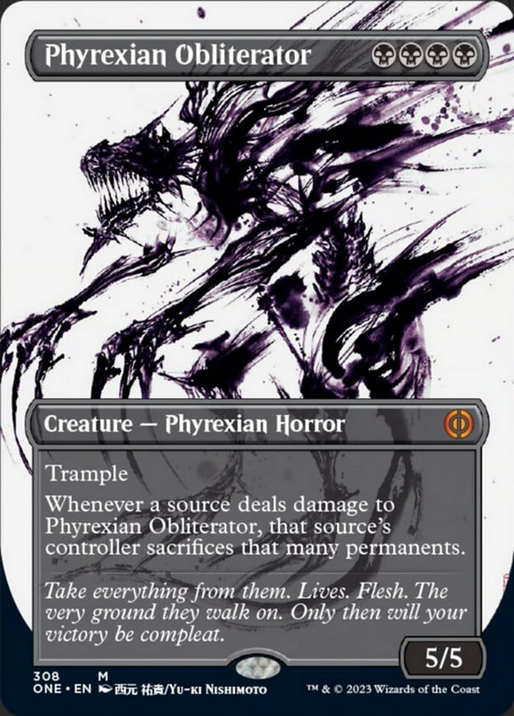 Phyrexian Obliterator (Showcase) [Phyrexia: All Will Be One]