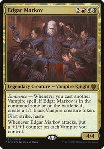 Edgar Markov (Commander 2017) [Oversize Cards][FOIL]