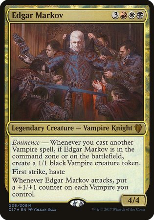 Edgar Markov (Commander 2017) [Oversize Cards][FOIL]