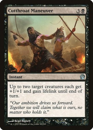 Cutthroat Maneuver [Theros][FOIL]