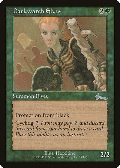 Darkwatch Elves [Urza's Legacy][FOIL]