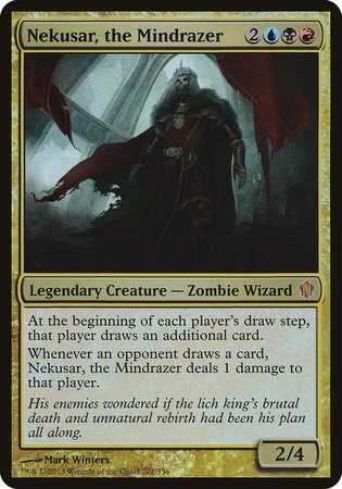 Nekusar, the Mindrazer (Commander 2013) [Oversize Cards][FOIL]