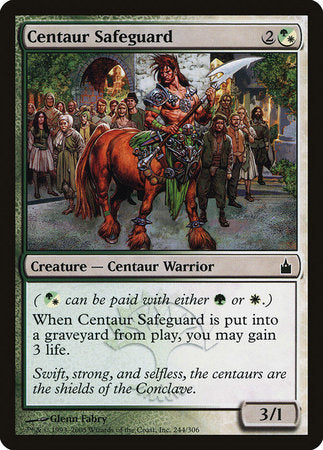 Centaur Safeguard [Ravnica: City of Guilds][FOIL]